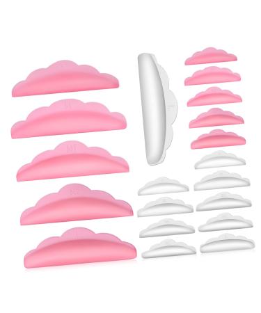 HAPINARY 20 Pairs Eyelash Aid Lash Lifting Pads Lash Lift Pads Silicone Eyelash Perming Curler Lash Lift Pads Small Lash Lift Pads Large Lash Lift Pads for Make up Eyelash Lift Pads