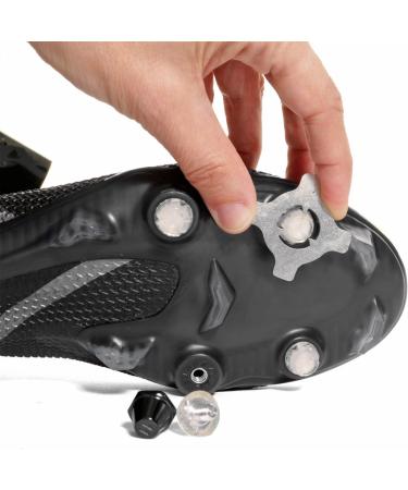 STUDIAMONDS Rubber Football Studs - 12X Standard Thread TPU Clear Studs + 2X Wrench for Enhanced Performance - Buy Online on SooperMarket.com
