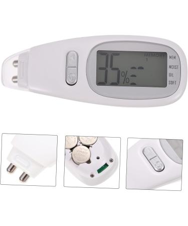 OSALADI 1 Set Moisture Tester Moisture Meter Skin Softness Analyzer Skin Analyzer Device Skin Analyser Facial Moisture Monitor Facial Monitor Skin Detector Pen Abs Face Sensor White - Buy Online on SooperMarket.com