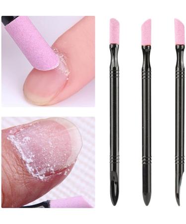 Sanwood 3-Part Nail Polishing Pencils & Double-Headed Nail Files Multi-Purpose DIY Manicure Tools for Perfect Nail Art - Buy Online on SooperMarket.com