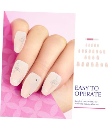 WOFASHPURET 1 Set Nail Patch Nail Files Fingernail File French Decor Nail Decals Full Cover Nails Diy Nail Accessory Salon Diy Nail Decor Fake Nail Stickers X4 Girl - Buy Online on SooperMarket.com