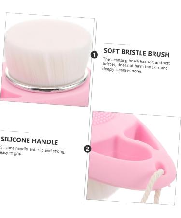 Angoily Makeup Brush Cleansing & Exfoliating Facial Wash Brush | Manual Silicone Scrubber for Women - Best for Face Care - Buy Online on SooperMarket.com