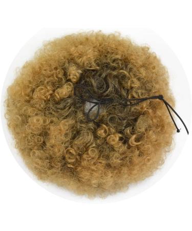 Short Afro Puff Drawstring Ponytail Extension - Kinky Curly Clip-In Hairpiece for Women (Large T1B/27#) - Buy Online on SooperMarket.com