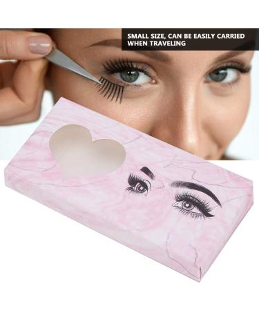 10Pcs False Eyelashes Box Eyelash Boxes Organizer Case Eyelash Adhesives (Pink heart-shaped window model) - Buy Online on SooperMarket.com