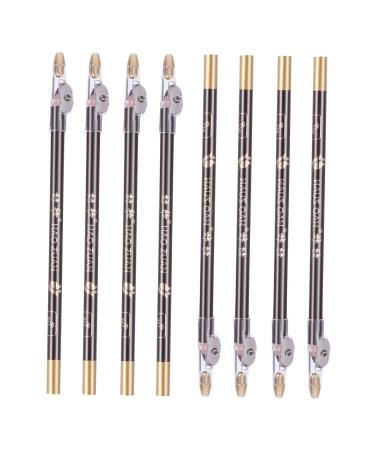 PLAFOPE 8pcs Makeup Eyebrow Pencils Brown Eyebrow Pencil Wooden Pencil Eyebrow Tools 1 count (Pack of 1) Coffee
