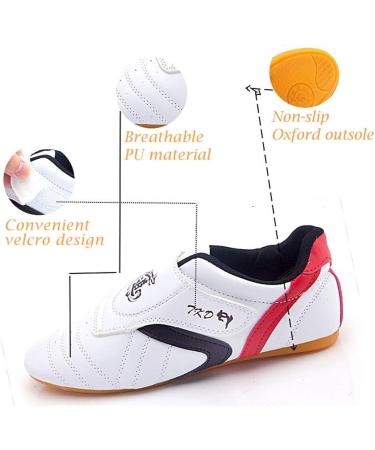 Taekwondo Sports Shoes for Men & Women - Taichi Kung Fu & Boxing Karate Training Shoes - Size 45 EU - White - Buy Online on SooperMarket.com