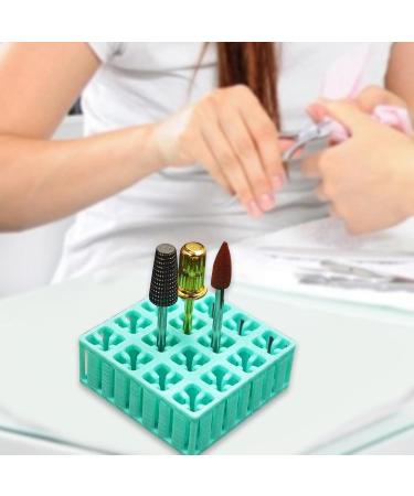 Perfeclan Nail Drill Bit Holder Grinding Head Holder Portable Sturdy Display Stand Nail Art Rack for Home Salon - Buy Online on SooperMarket.com