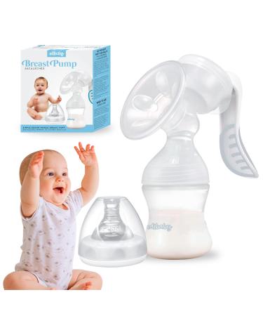 Edibaby Manual Breast Pump Breast Pump Breast Pump Collector 130 ml Ergonomic BPA-free Soft Comfortable