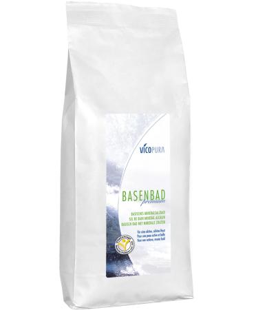 VICOPURA Base Bath Premium alkaline bath salt for cellulite fasting sports deacidification dry skin 2400g refill
