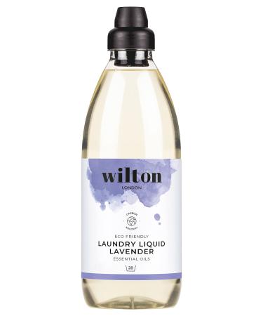 Wilton London Eco Friendly Lavender Laundry Liquid 28 Washes - Non-Bio - Plant-based & Biodegradable Laundry Detergent - Packed with Essential Oils - Made in UK - 1 Litre Lavender 1.00 l (Pack of 1)