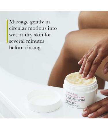 This Works Perfect Legs Natural Body Scrub 200g - Exfoliating Pink Himalayan & Sea Salt, Blackcurrant & Sweet Almond Oils - Softens & Smooths Skin - Buy Online on SooperMarket.com