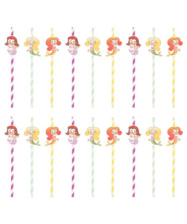 KICHOUSE 60pcs Disposable Straw Jumbo Straws Smoothie Straws Milk Beverage Drinking Straws Crafts Drinks