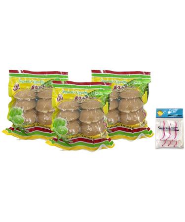 JHC Pure Palm Sugar 16 Oz (3 Pack) Bundle with PrimeTime Direct 20ct Dental Flossers in a PTD Sealed Bag