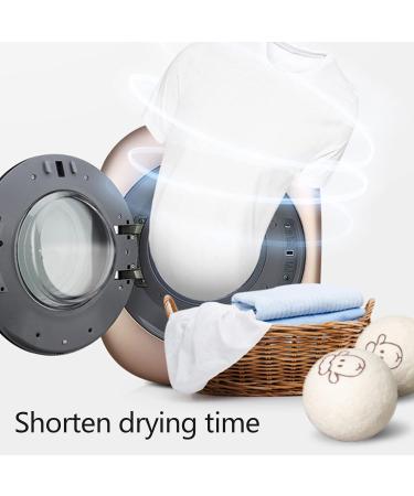 6Pack Wool Dryer Balls Reusable Reduces Clothing Wrinkles and Saves Drying Time Wool Balls Replaces Dryer Sheets Wool Balls for Dryer Laundry Balls for Dryer(#1) - Buy Online on SooperMarket.com