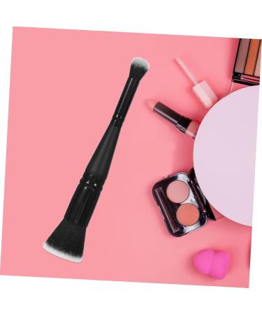 Double-Ended Makeup Brush - Powder Foundation & Blush Applicator for Loose Powder | Perfect for Women - Buy Online on SooperMarket.com