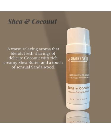 Khairy Skin Natural Deodorant with Cocoa Butter & Moroccan Argan Oil - Aluminium Free (Shea & Coconut) - Buy Online on SooperMarket.com