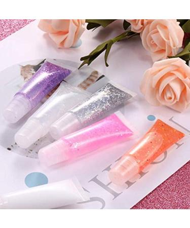 30Pcs-10ml Mini Clear Refillable Empty Tubes Lip Gloss Balm Container Soft Tubes Makeup Box Shampoo Samples Empty Tubes with Screw Cover - Buy Online on SooperMarket.com