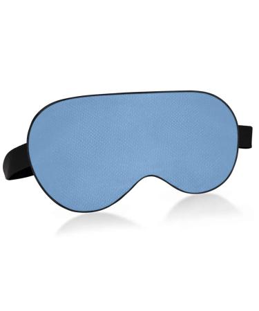 Haskirky Light Blocking Eye Mask Breathable and Adjustable Adult Men and Women Travel on Business Trips Yoga Meditation Light Smooth Comfortable Eye Mask Office Deep Sleep Goodies Blue-grey Solid C