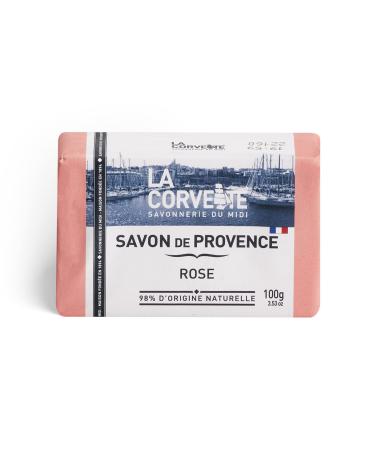 La Corvette Rose Soap of Provence - 100g | Natural French Soap for Luxurious Skin Care - Buy Online & Ship Internationally - Buy Online on SooperMarket.com