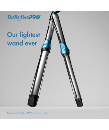 BaBylissPRO Nano Titanium Oval Barrel Curling Wand - 1 Inch for All Hair Types | International Shipping Available - Buy Online on SooperMarket.com