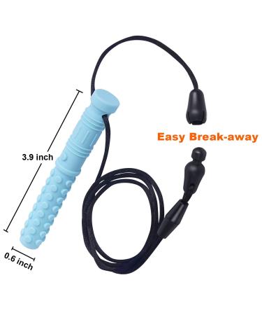 Sensory Chew Necklace 4 Pack - Seeway Mace Chewy Necklace Set for Kids - BPA Free Silicone Chew Toys for ADHD & SPD - Buy Online on SooperMarket.com