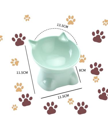 3 PCS Raised Cat Bowl Elevated Cat Feeding Bowls with Stand Tilted Pet Dog Cat Bowl Anti-Tipping Anti Vomit Cat Food Bowl Feeding Water Bowl Cat Dishes 15 Tilted Raised Cat Feeder - Buy Online on SooperMarket.com