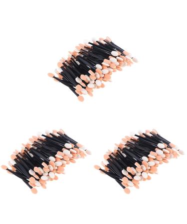 KALLORY 300 Pcs Double Sided Makeup Cosmetics Eyeshadow Sponge Eye Shadow Accessories 1 count (Pack of 1) As Shownx3pcs