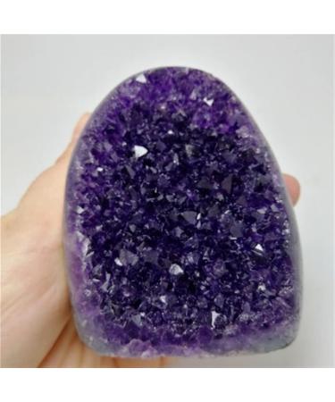 Collection Crystals Amethyst Geode Natural Amethyst Crystal for Feng Shui Specimen (Size : 600g) - Buy Online on SooperMarket.com