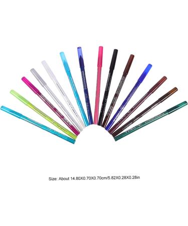 Gogogmee 14pcs Eyeshadow Pencil Set Makeup Eye Liner Pencil Eye Lining Tool Eyeliner Drawing Pencil Eye Makeup Accessory Girl Eye Liner Drawing Pencil Eyeliner Drawing Tool Makeup Pencil - Buy Online on SooperMarket.com