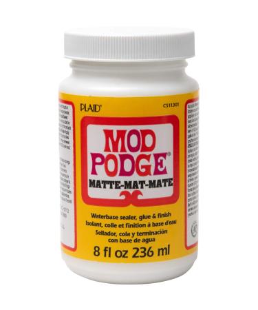Mod Podge CS11301 Waterbase Sealer, Glue and Finish, 8 Oz, Matte 8 oz Sealer
