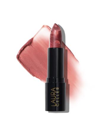 LAURA GELLER NEW YORK Italian Marble Sheer Lipstick - Honey Bun - Hydrating & Lightweight - Vitamin E & Caster Seed Oil - Cream Finish