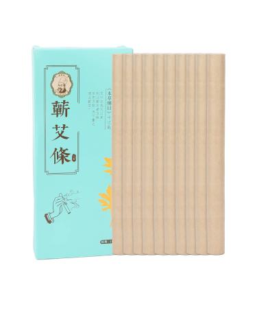 10pcs Natural Moxa Sticks High Penetration Moxibustion Healing Therapy Moxa Roll Stick Set