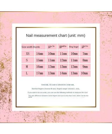 Hand worn nail art patches fake nails nail patches flower fake nails (Color : A Size : XS) - Buy Online on SooperMarket.com