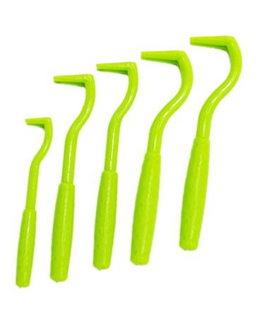 Tranquilique 5 PCS Tick Remover Tick Remover Tools for Dogs Cats Humans Flea Treatment Cat Entire Head & Body Pain-Free Tick Remover for Professional & Home 1.93+2.44+2.5inch 5/Pcs green