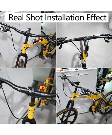 Wake 31.8mm Mountain Bike Handlebar 780mm - Aluminium Alloy MTB Riser Bars for Downhill Cycling - Black - Buy Online on SooperMarket.com