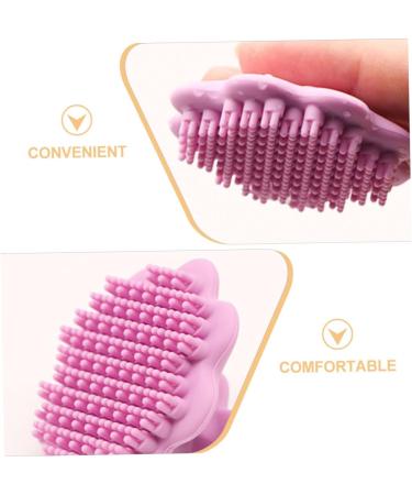 FRCOLOR Pack of 3 Cleaning Brush Makeup Remover Tool Silicone Face Washer Face Brush Made of Silicone Exfoliating Brush Soft Fur Scrubbing Massager Sink Man 5.20X5.20X3.00CMx3pcs - Buy Online on SooperMarket.com