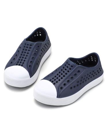 okilol Toddler Slip On Sandals Quick Dry Summer Beach Water Shoes 6 Toddler Navy
