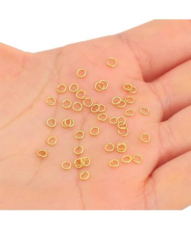 Beadia 18K Gold Plated Jump Rings 3mm 1200pcs for Non Tarnish Jewelry Making - Gold - Buy Online on SooperMarket.com