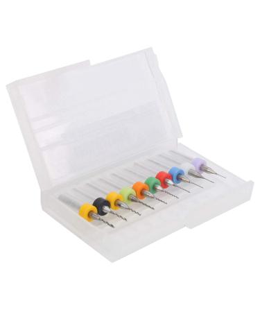 PCB Drill Bit Micro Drill Bit Set 0.31.2mm Cemented Carbide Fixed Straight Shank Circuit Board Drill Bit Straight Shank Twist Acrylic Nail Tools
