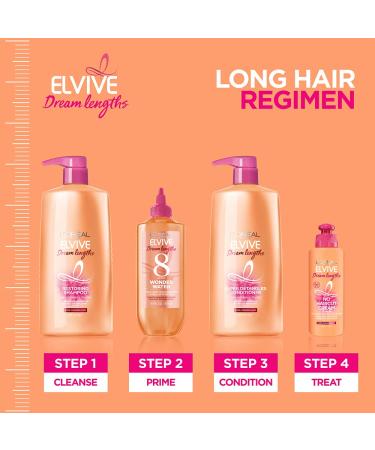 LÃ¢â¬â¢OREAL Elvive Dream Lengths Leave-In Conditioner 6.8oz - No Haircut Cream for Damaged Hair - Buy Online on SooperMarket.com