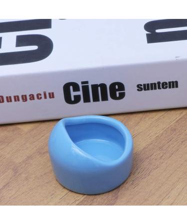 Guinea Food Bowl Hamster Feeding Bowls Pet Ceramic Food Bowls for Small Animal Rodents Gerbil Hamster Food Bowl Blue - Buy Online on SooperMarket.com