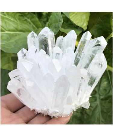 1pc Natural Crystals Clear Quartz Cluster Freeform Reiki Stones Room Home Office Aquarium Decoration Accessories Gemstone Home Collections (Size : 400-450g) - Buy Online on SooperMarket.com