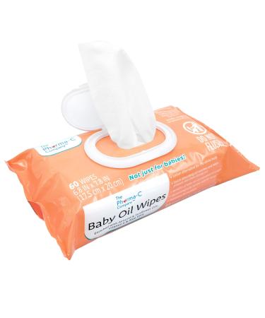Buy Pharma-C Baby Oil Wipes - 540 Count | Enriched with Almond Sunflower Oils Aloe & Vitamin E | Gentle & Moisturizing for Baby's Skin - International Shipping Available - Buy Online on SooperMarket.com