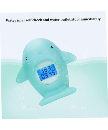 Baby Bath Tub Thermometer - Floating Bathing Toy with Room Temperature Display - Fun Whale Design - Ideal Gift for Newborns and Mothers - Buy Online on SooperMarket.com