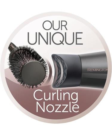 Remington Curl & Straight Confidence Hairdryer D5706 - Lightweight Ionic Dryer with Diffuser, Curling & Smoothing Nozzles - Buy Online on SooperMarket.com