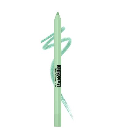 Maybelline New York Tattoo Studio Long-Lasting Sharpenable Eyeliner Pencil  Glide on Smooth Gel Pigments with 36 Hour Wear  Waterproof Lime Smash 0.04 oz