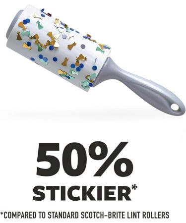Buy Scotch-Brite 50% Stickier Lint Roller - 6 Rolls 288 Sheets - Perfect for Pet Hair Removal - International Shipping Available - Buy Online on SooperMarket.com