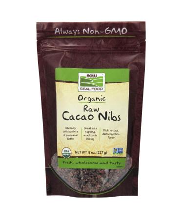 Now Foods Organic Raw Cacao Nibs 8 oz (227 g)