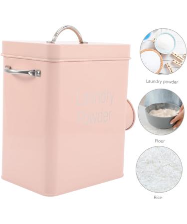 Box washing powder bucket food containers metal laundry powder tin metal laundry powder holder iron - Buy Online on SooperMarket.com