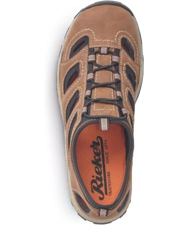 Rieker Men's Slippers 08065 - Comfortable Slip-On in Brown 47 EU | International Shipping Available - Buy Online on SooperMarket.com